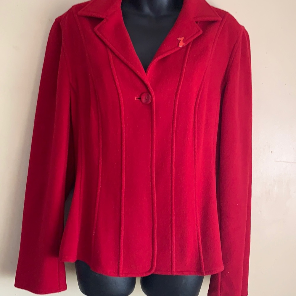 Bright Beautiful Curvy RED Jacket